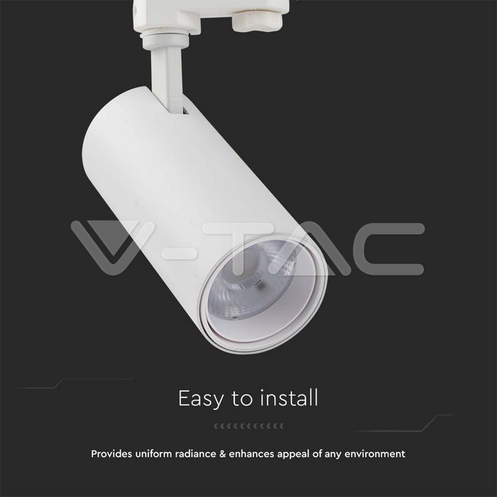 Led Sín LED Sín világítási rendszer: 30W LED Sínes COB lámpa 3 az 1-ben, fehér ...