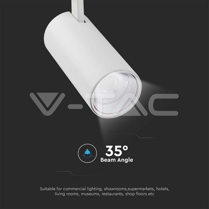 Led Sín LED Sín világítási rendszer: 30W LED Sínes COB lámpa 3 az 1-ben, fehér ...